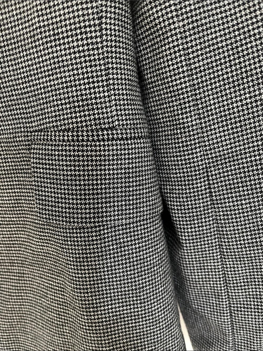 Zara Collarless Houndstooth Blazet - Picture 3 of 6